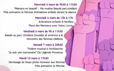 Du 2 au 13 mars, on se mobilise pour les droits des femmes !